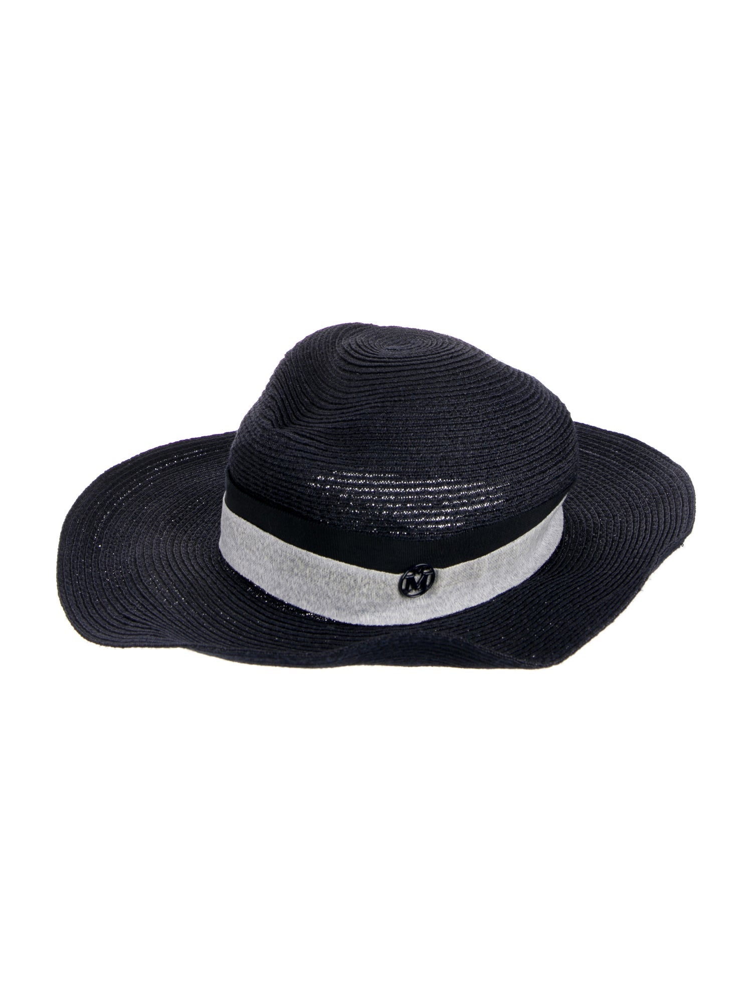 Maison Michel blue straw hat